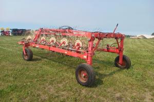 Used Sitrex 12 wheel rake