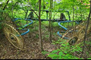 8 wheel rake