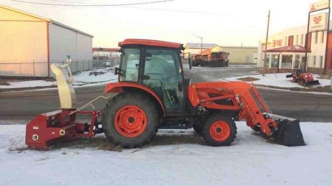 Kioti NX 4510 with loader and snow blower
